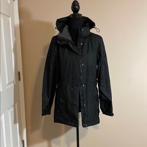 Women's Black Hooded Jacket